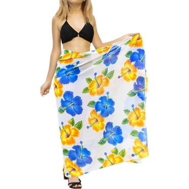 Simple Floral Sheer Sarong Personalized Purple Simple Floral Sheer Sarong Personalized Purple